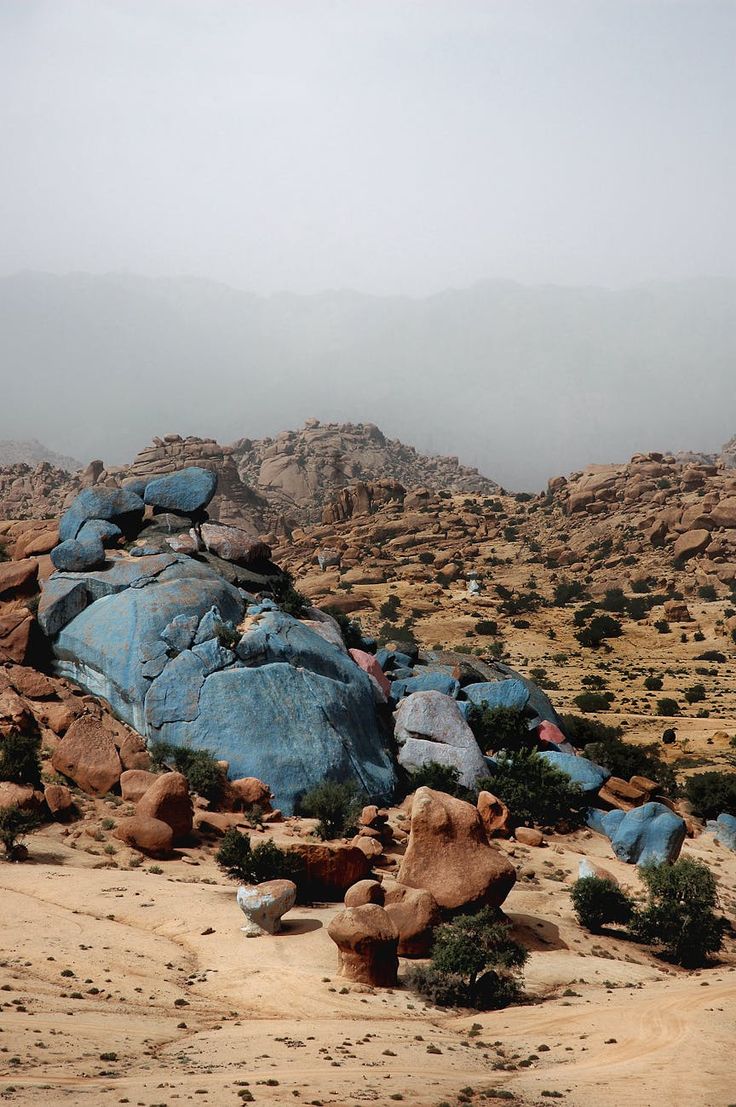 Tafraoute Painted Rocks